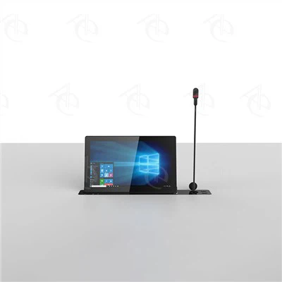 Monitor retràctil motoritzat de 15 polzades amb micròfon elevable